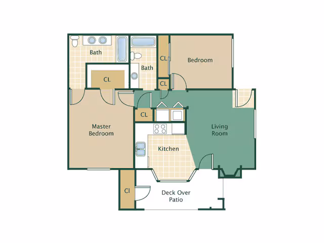 Model A floor plan